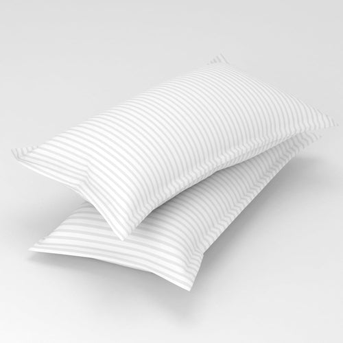 Premium Cotton Double Bed Sheet with 2 Pillow Covers(Color-White)