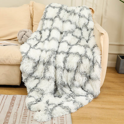 Photography Props, Small Rainbow Blankets, Nordic Style Office Lazybones, Nap Blankets, Tie Dyed Sofa Blankets, Plush Blankets