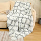 Photography Props, Small Rainbow Blankets, Nordic Style Office Lazybones, Nap Blankets, Tie Dyed Sofa Blankets, Plush Blankets