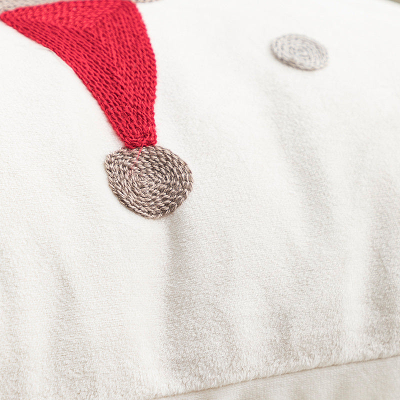 Christmas Day Ins style decorative embroidered pillows Christmas party cushions Living room sofas Bedhead pillowcases