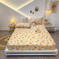 Cotton Elastic Bed Sheet Geometric Printed Fitted Sheet Elastic Bed Linen Mattress Cover Queen King Size bedding set Bedspread