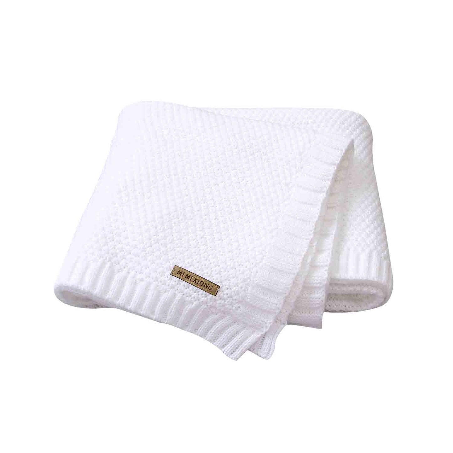 Baby Blanket Knitted Newborn Swaddle Wrap Blankets Super Soft Toddler Infant Bedding Quilt