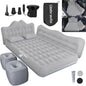 Umbrauto 29.53in/75cm Wide Car Air Mattress – Inflatable SUV, Truck & Van Back Seat Camping Bed with Pump & Pillows, Gray