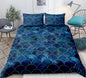 Mermaid Pattern Fish Scales Three Or Four Pieces Household Quilt Cover Bedding
