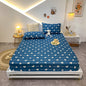 Cotton Elastic Bed Sheet Geometric Printed Fitted Sheet Elastic Bed Linen Mattress Cover Queen King Size bedding set Bedspread