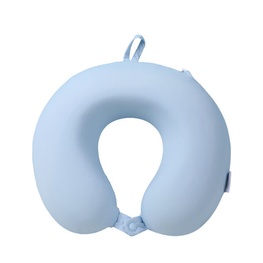 Travel U-shaped Pillow Portable Memory Cotton Storage Neck Pillow Student Napping Pillow Airplane Pillow