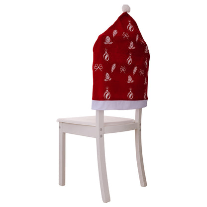 Christmas decoration supplies, Christmas red chair covers, non-woven chair covers, home decoration chair covers