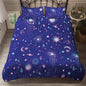 3D digital printing whimsical pattern eyes custom quilted bedding