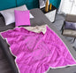 2 in 1 Flannel Cushion Blanket car sofa lumbar throw pillow air conditioning blanket foldable patchwork quilt blanket Bedding
