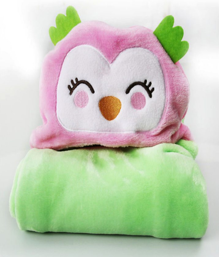 Baby Bathrobe Cute Cartoon Animal Blanket Toddler Baby Bath Towels Wraps Baby Soft Newborn Hooded Bathrobe