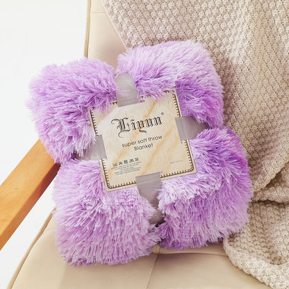 Photography Props, Small Rainbow Blankets, Nordic Style Office Lazybones, Nap Blankets, Tie Dyed Sofa Blankets, Plush Blankets