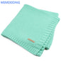 Baby Blanket Knitted Newborn Swaddle Wrap Blankets Super Soft Toddler Infant Bedding Quilt