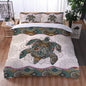 Fashionable 3 Pieces Bohemian Style Bedding Set Large Mandala Feather Printed Duvet Cover With Pillowcase Not Included Sheets