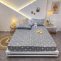 Cotton Elastic Bed Sheet Geometric Printed Fitted Sheet Elastic Bed Linen Mattress Cover Queen King Size bedding set Bedspread
