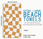 Customized beach towels super absorbent swimming towels personalized with your name
