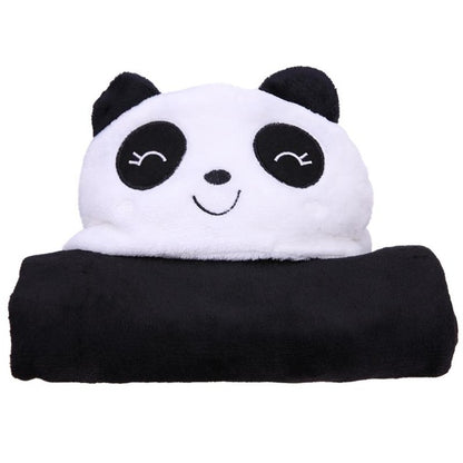 Baby Bathrobe Cute Cartoon Animal Blanket Toddler Baby Bath Towels Wraps Baby Soft Newborn Hooded Bathrobe