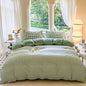 Cartoon Four-Piece Set Fresh Autumn and Winter Single Student Dormitory Bedding Sheet Three-Piece Set Single Quilt Cover