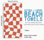Customized beach towels super absorbent swimming towels personalized with your name