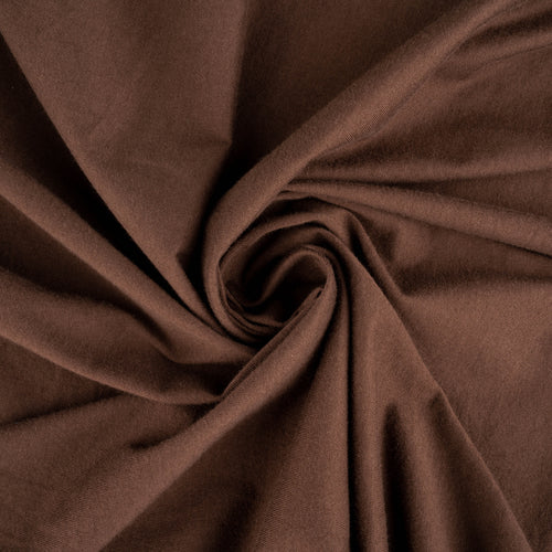 SheetWorld Fitted Youth Bed Sheet - 100% Cotton Jersey - Solid Brown,