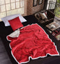 2 in 1 Flannel Cushion Blanket car sofa lumbar throw pillow air conditioning blanket foldable patchwork quilt blanket Bedding