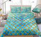Mermaid Pattern Fish Scales Three Or Four Pieces Household Quilt Cover Bedding