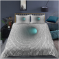 3D digital printing bedding home textile three piece quilt cover pillow case