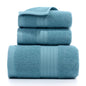3PCS/Set Towel Cotton Beach towels Luxury Thickened Bath Towel