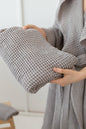 White linen waffle towel | European Linen Blend