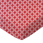 SheetWorld Fitted Bassinet Sheet - 100% Cotton Woven - Red Links, Made