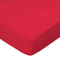 SheetWorld Fitted Cradle Sheet - 100% Cotton Woven - Solid Red Woven,
