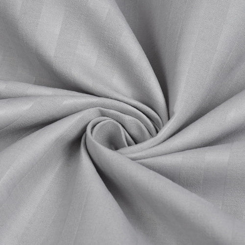 Premium Cotton Double Bed Sheet with 2 Pillow Covers(Color-Silver)