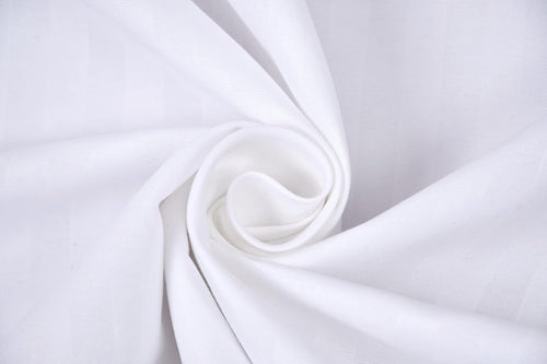 Premium Cotton Double Bed Sheet with 2 Pillow Covers(Color-White)