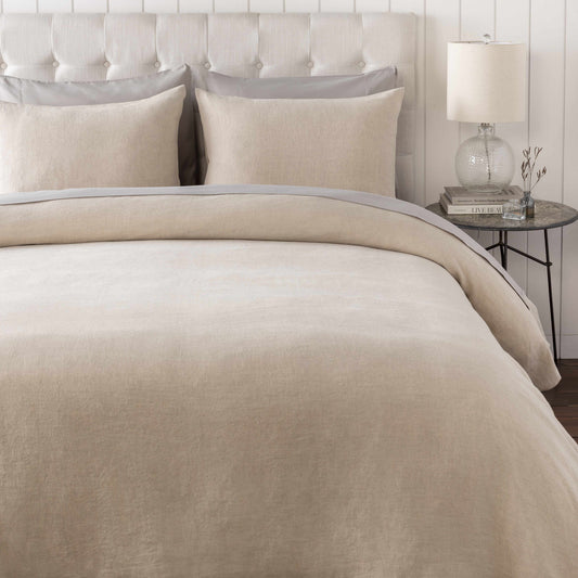 Firhouse Peach Linen Bedding - Clearance