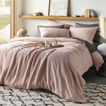 Estaca Blush Linen Bedding - Clearance
